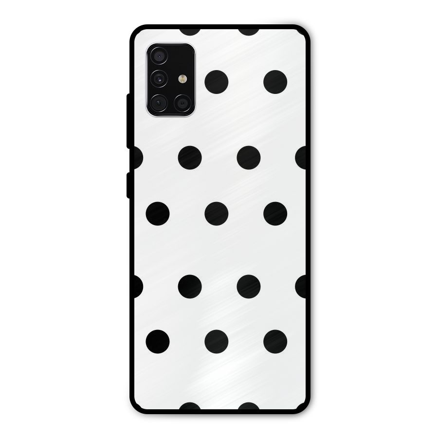 Royal Polka Dots Metal Back Case for Galaxy A51