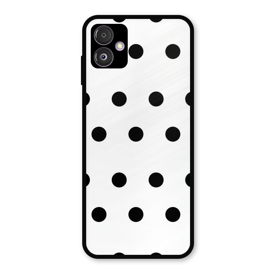 Royal Polka Dots Metal Back Case for Galaxy F14