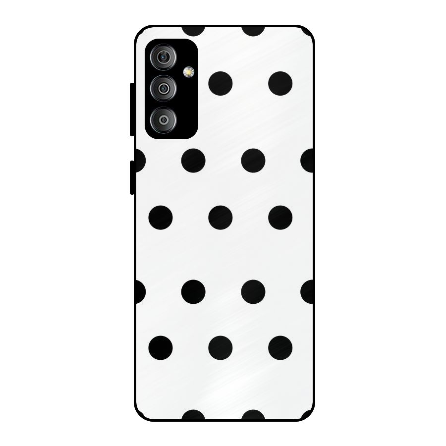 Royal Polka Dots Metal Back Case for Galaxy F23