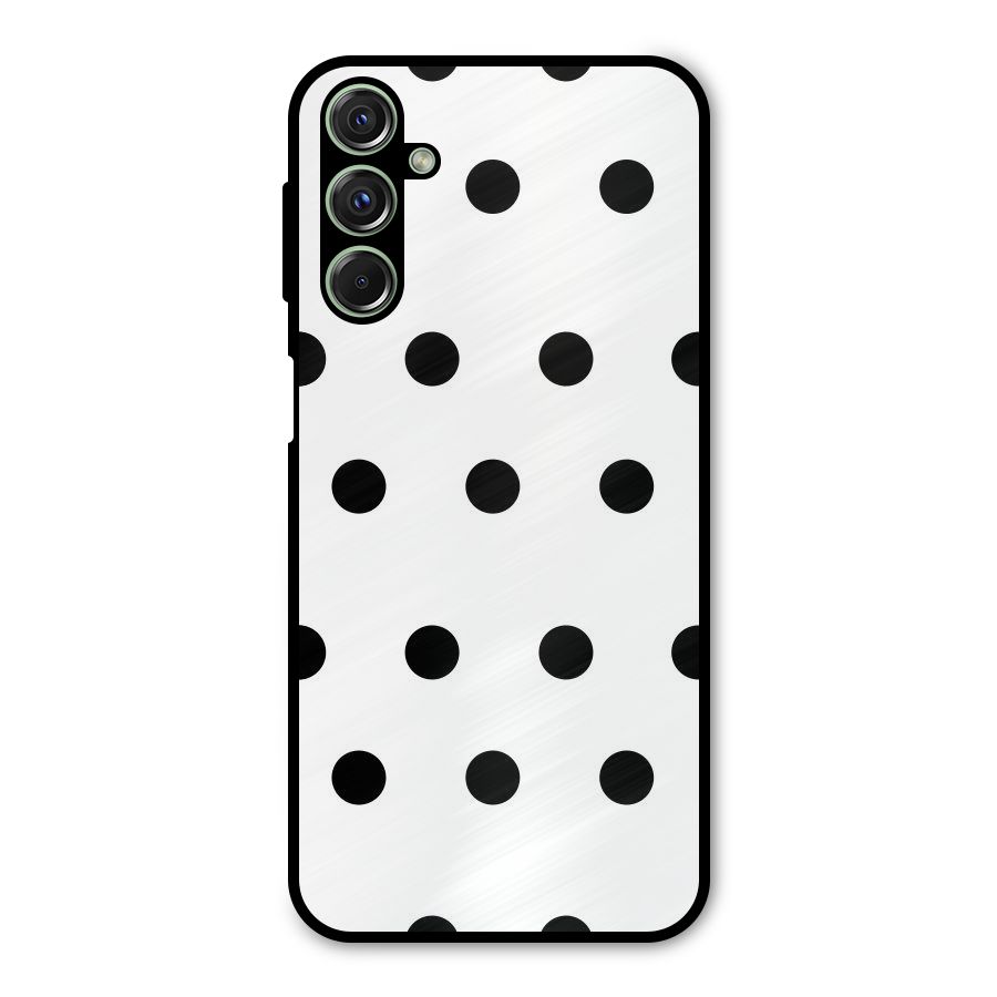 Royal Polka Dots Metal Back Case for Galaxy F34