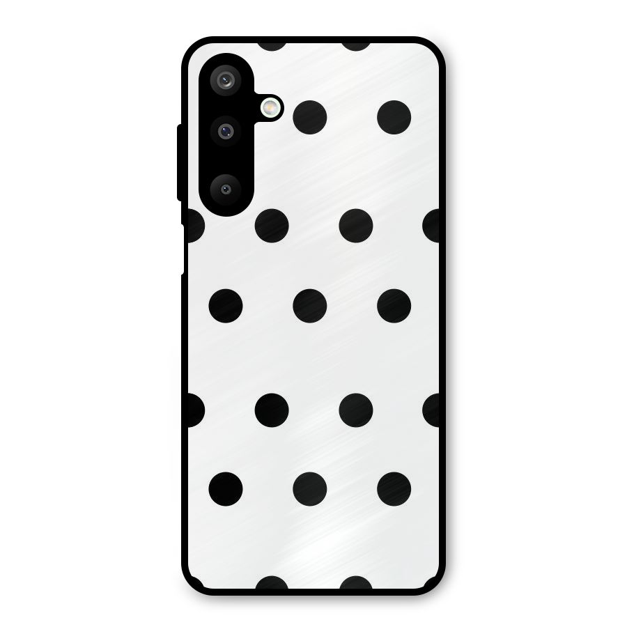 Royal Polka Dots Metal Back Case for Galaxy M16