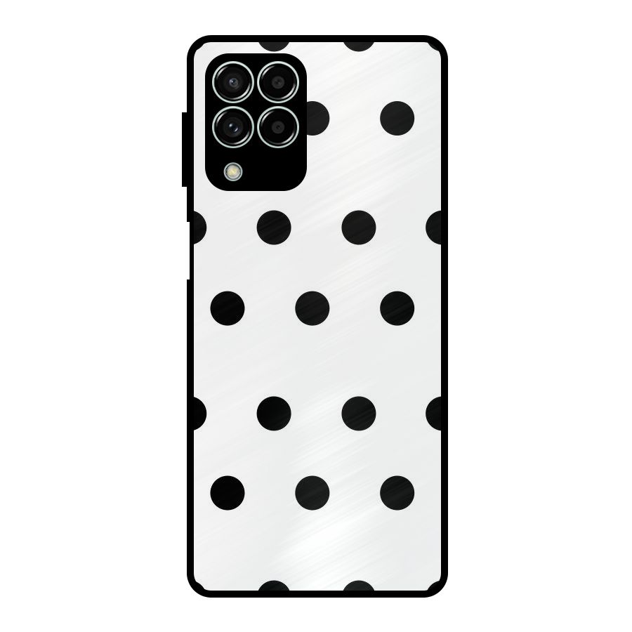 Royal Polka Dots Metal Back Case for Galaxy M33