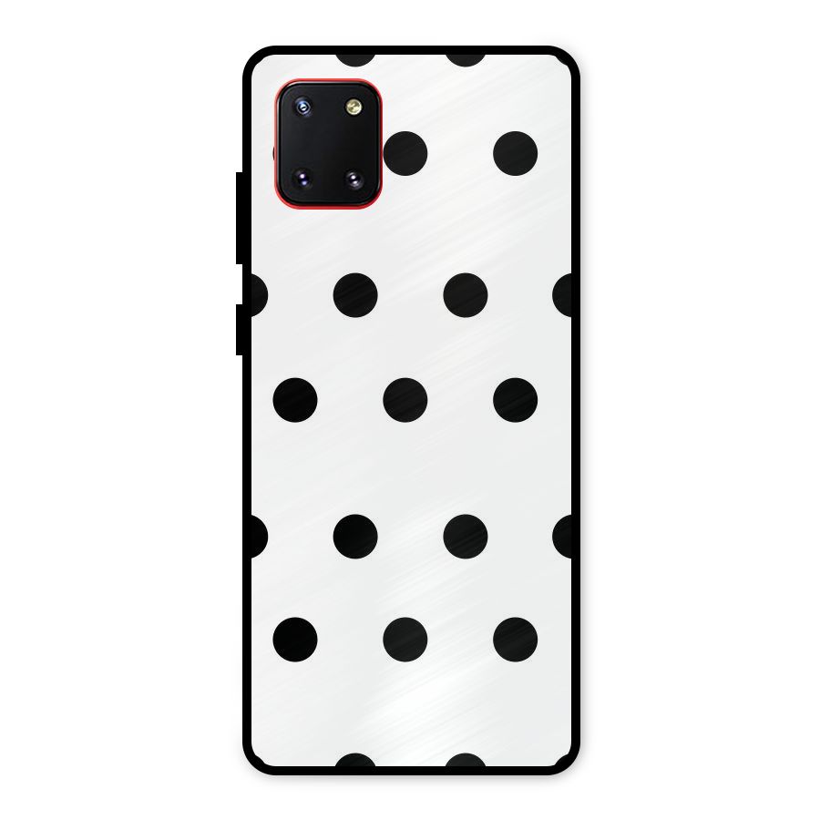 Royal Polka Dots Metal Back Case for Galaxy Note 10 Lite