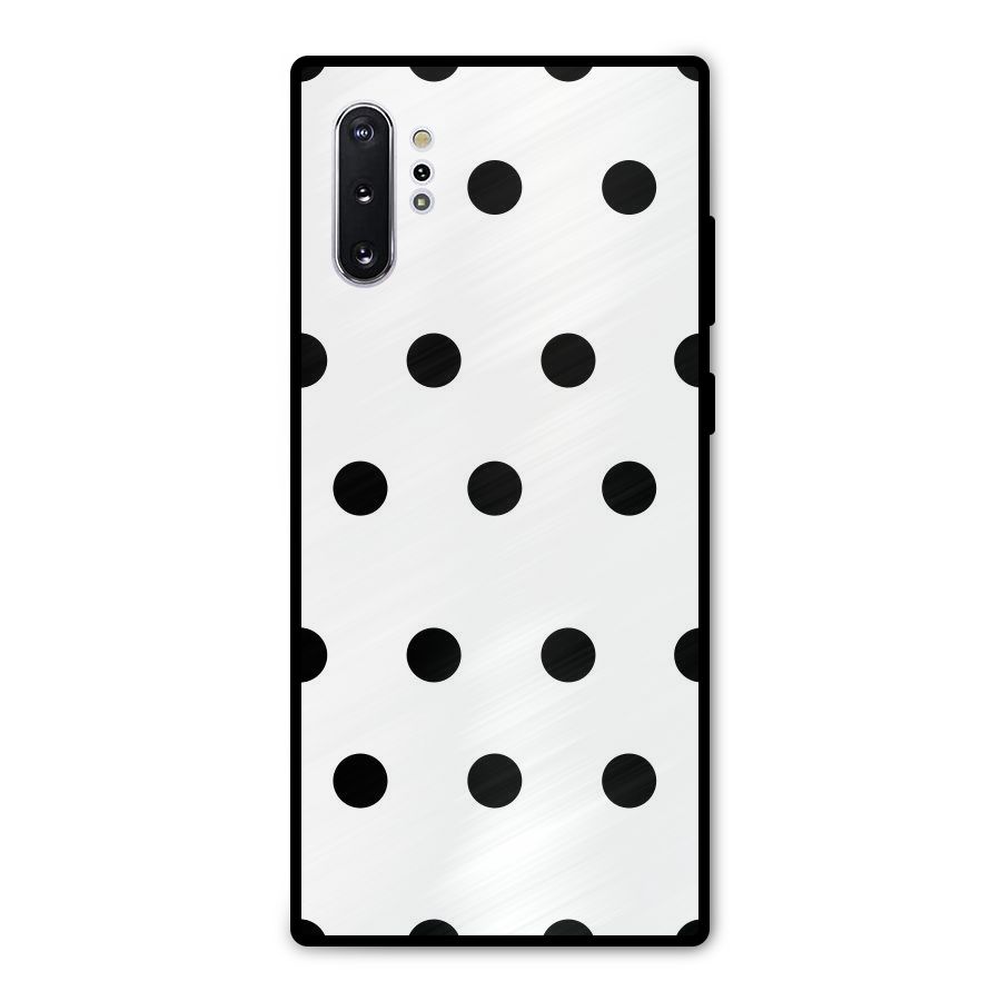 Royal Polka Dots Metal Back Case for Galaxy Note 10 Plus