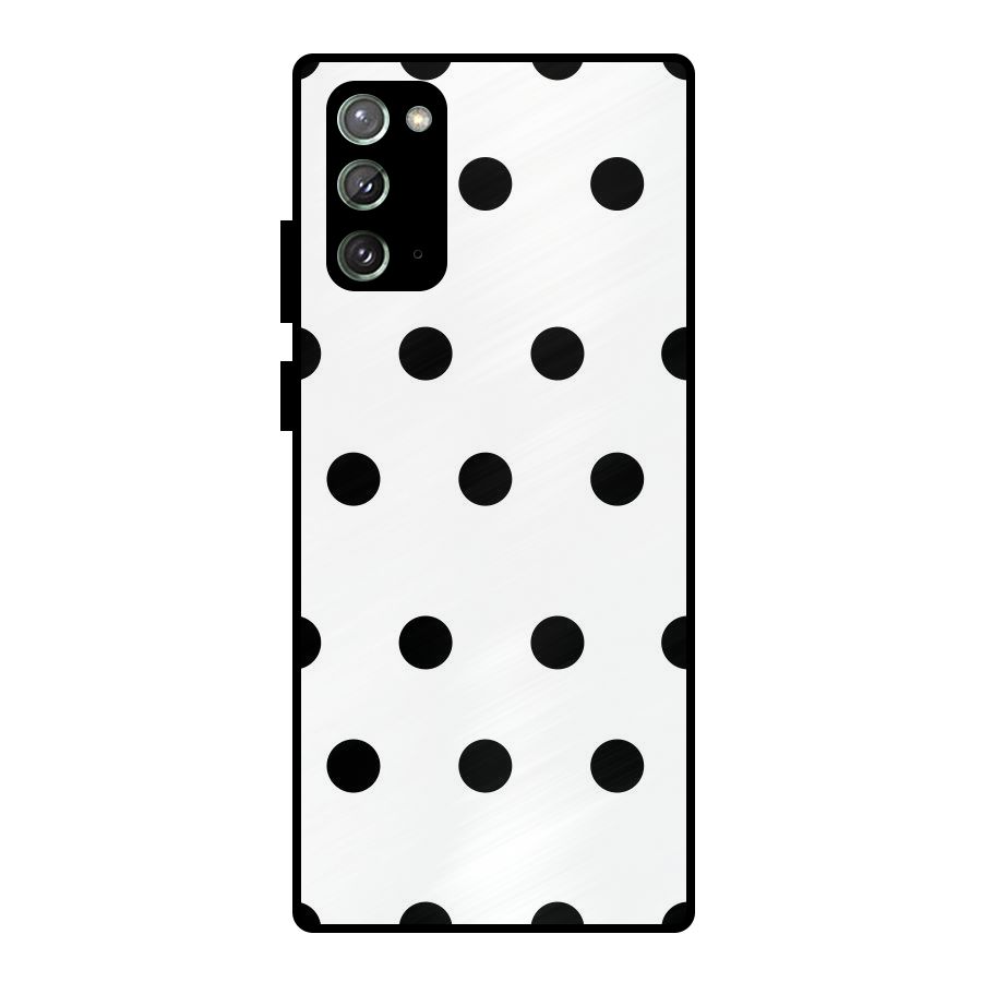 Royal Polka Dots Metal Back Case for Galaxy Note 20