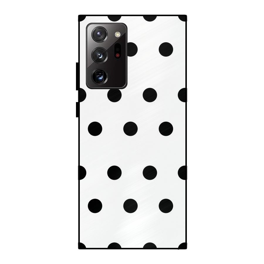 Royal Polka Dots Metal Back Case for Galaxy Note 20 Ultra