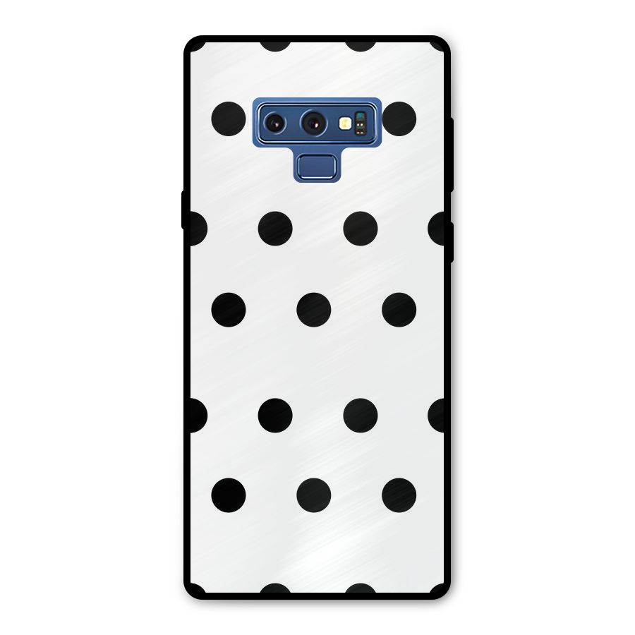 Royal Polka Dots Metal Back Case for Galaxy Note 9