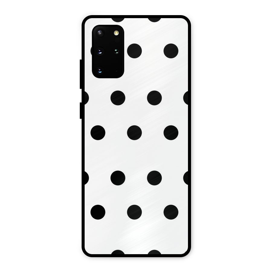 Royal Polka Dots Metal Back Case for Galaxy S20 Plus