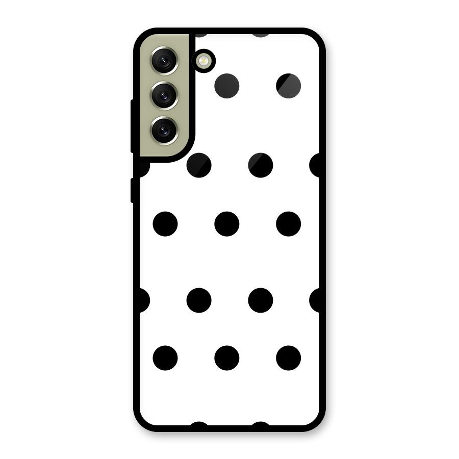 Royal Polka Dots Metal Back Case for Galaxy S21 FE 5G (2023)