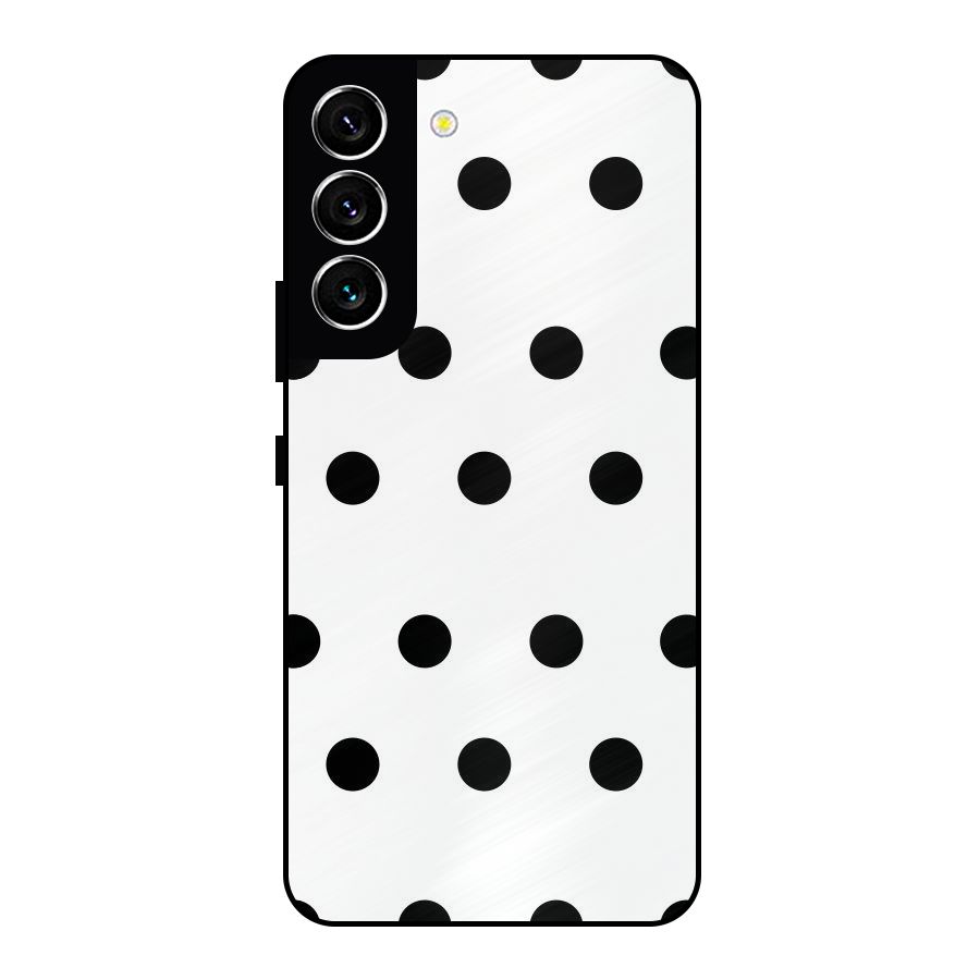 Royal Polka Dots Metal Back Case for Galaxy S22 5G