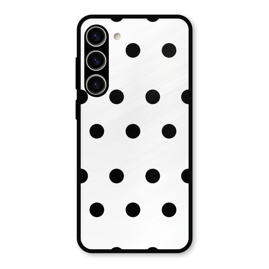 Royal Polka Dots Metal Back Case for Galaxy S23 Plus