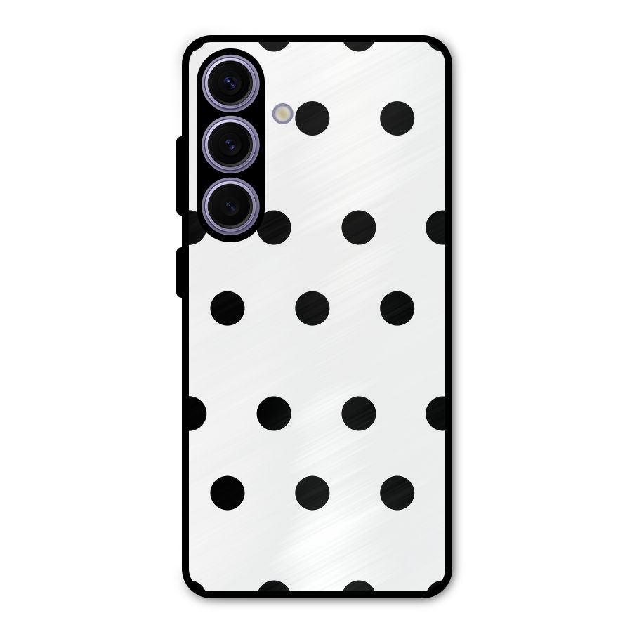 Royal Polka Dots Metal Back Case for Galaxy S24
