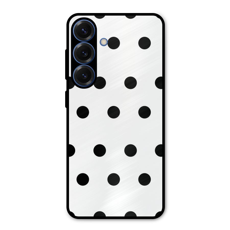 Royal Polka Dots Metal Back Case for Galaxy S25