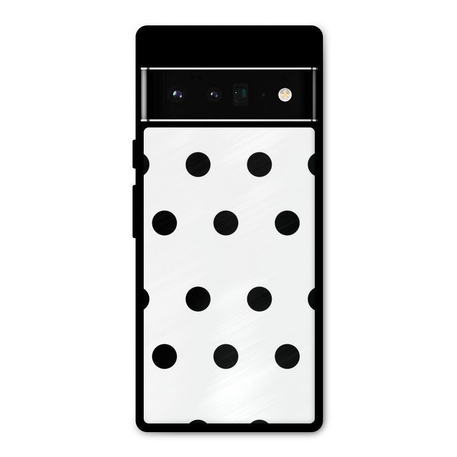 Royal Polka Dots Metal Back Case for Google Pixel 6 Pro