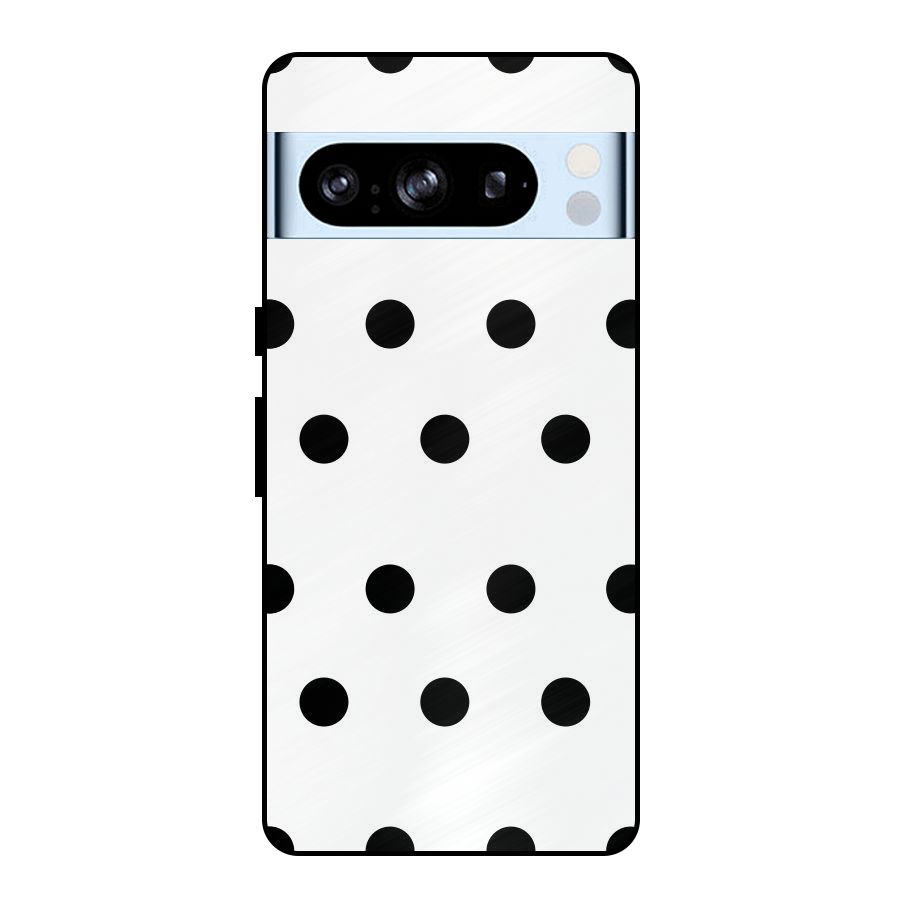 Royal Polka Dots Metal Back Case for Google Pixel 8 Pro