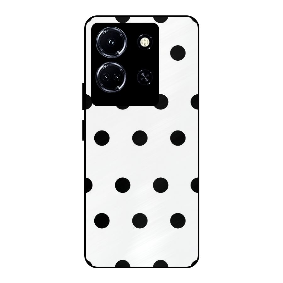 Royal Polka Dots Metal Back Case for Infinix Note 30 5G