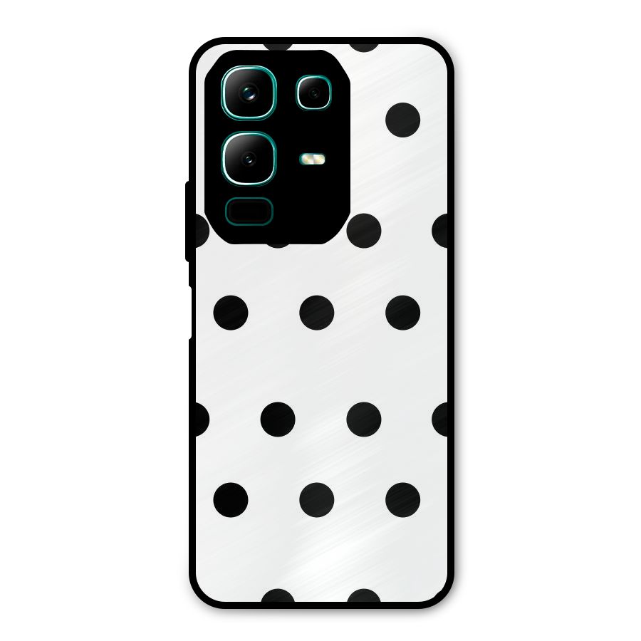 Royal Polka Dots Metal Back Case for Infinix Note 50x