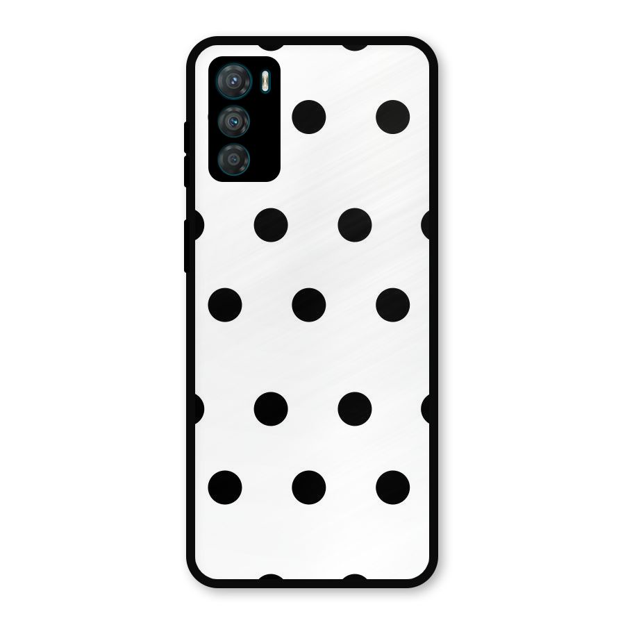 Royal Polka Dots Metal Back Case for Moto G42