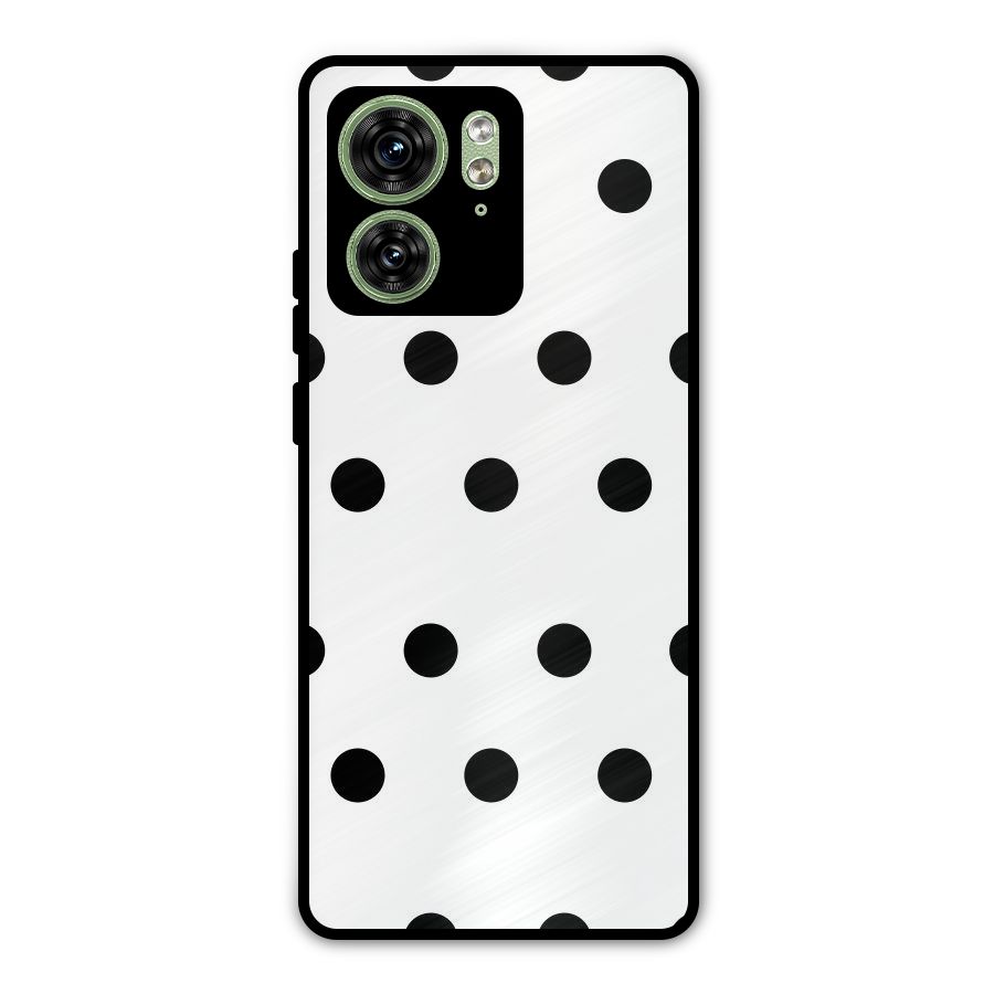 Royal Polka Dots Metal Back Case for Motorola Edge 40 5G