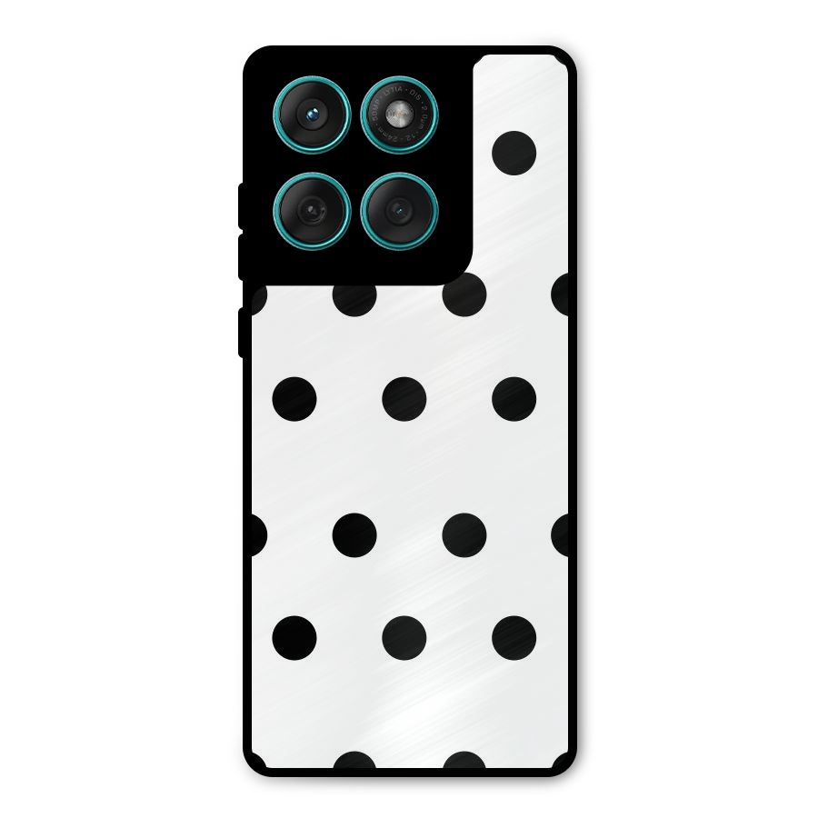 Royal Polka Dots Metal Back Case for Motorola Edge 60