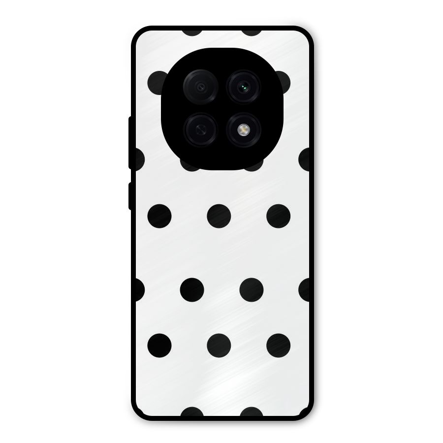 Royal Polka Dots Metal Back Case for Oppo F29 Pro