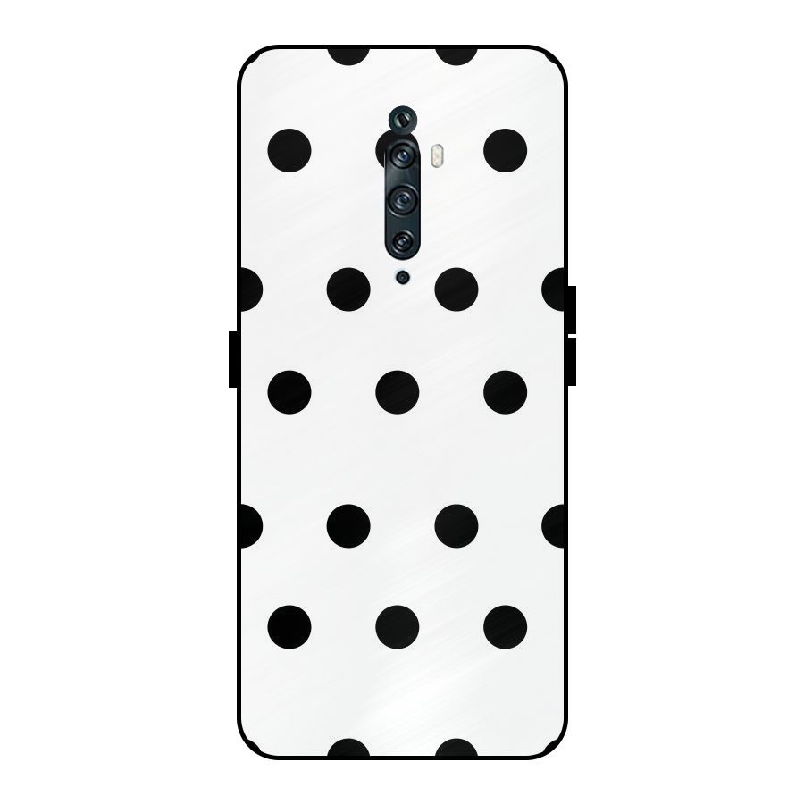 Royal Polka Dots Metal Back Case for Oppo Reno2 Z