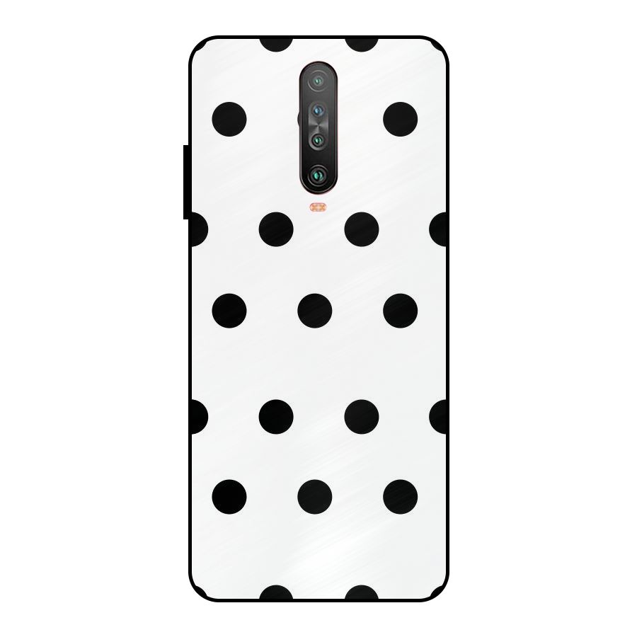 Royal Polka Dots Metal Back Case for Poco X2