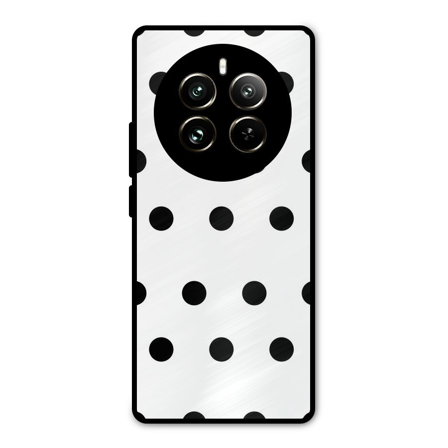 Royal Polka Dots Metal Back Case for Realme 12 Pro