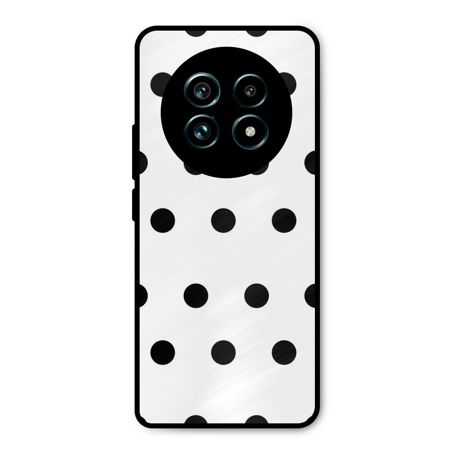Royal Polka Dots Metal Back Case for Realme 13 Pro Plus
