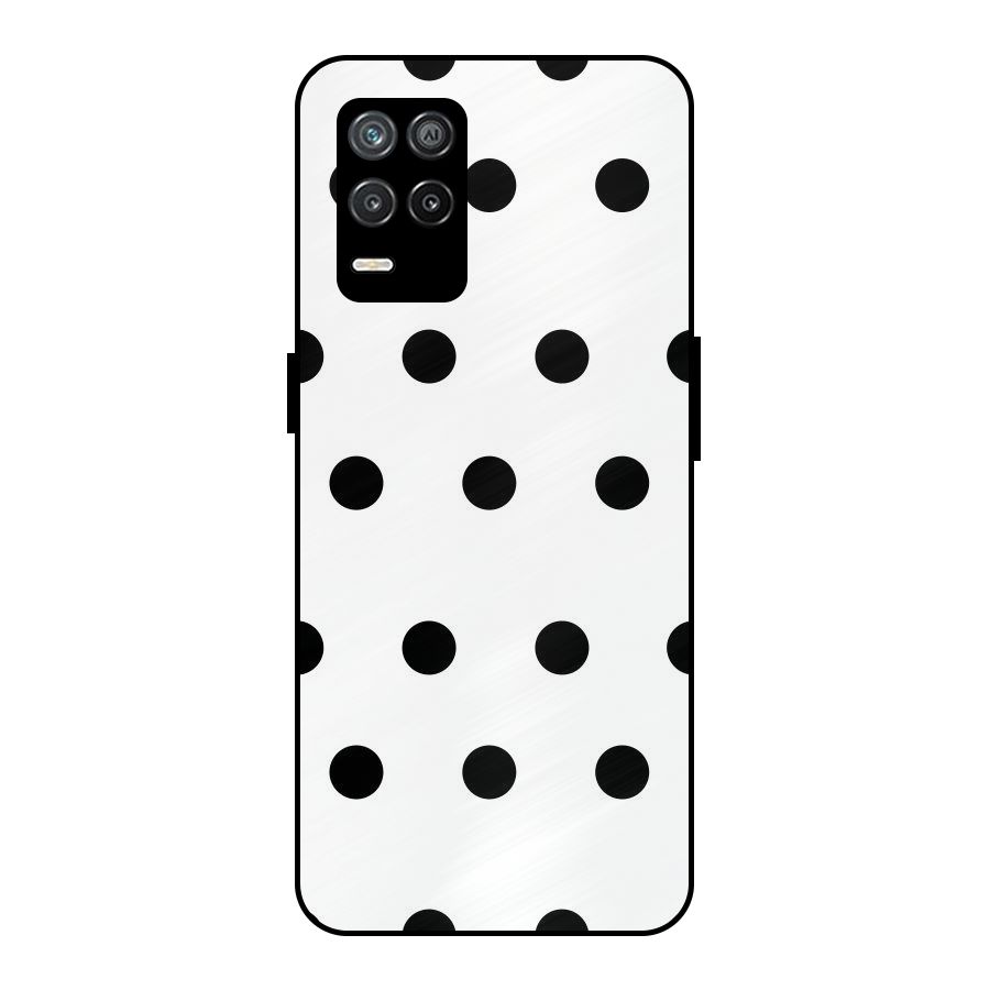 Royal Polka Dots Metal Back Case for Realme 8 5G