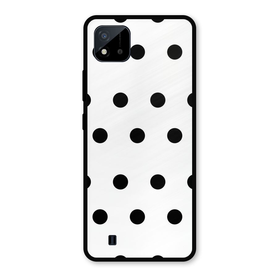 Royal Polka Dots Metal Back Case for Realme C11 2021