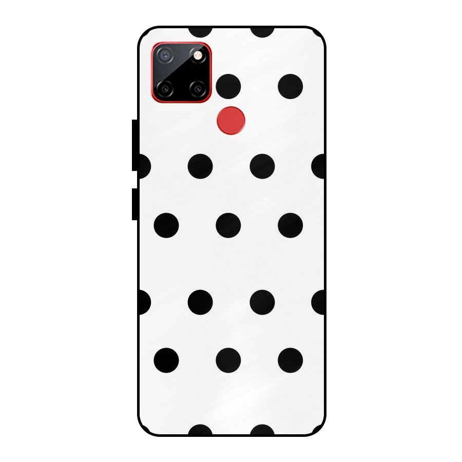 Royal Polka Dots Metal Back Case for Realme C12