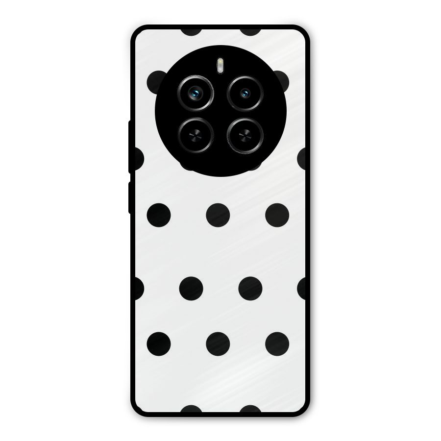 Royal Polka Dots Metal Back Case for Realme P1 Pro