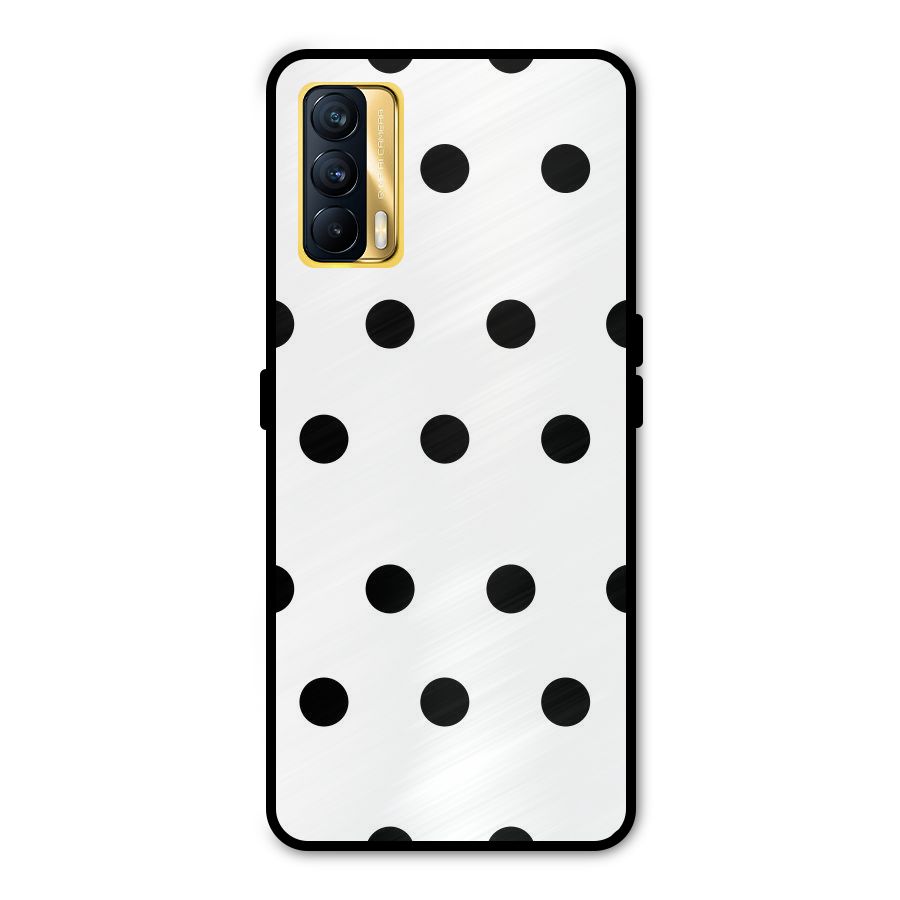 Royal Polka Dots Metal Back Case for Realme X7