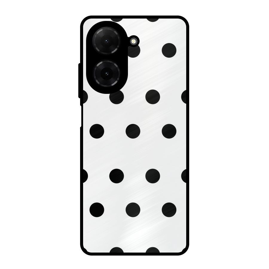 Royal Polka Dots Metal Back Case for Redmi A5 4G