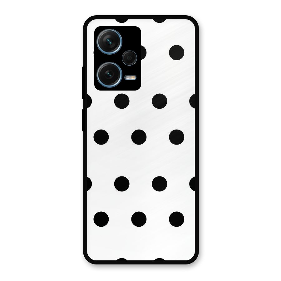 Royal Polka Dots Metal Back Case for Redmi Note 12 Pro Plus 5G