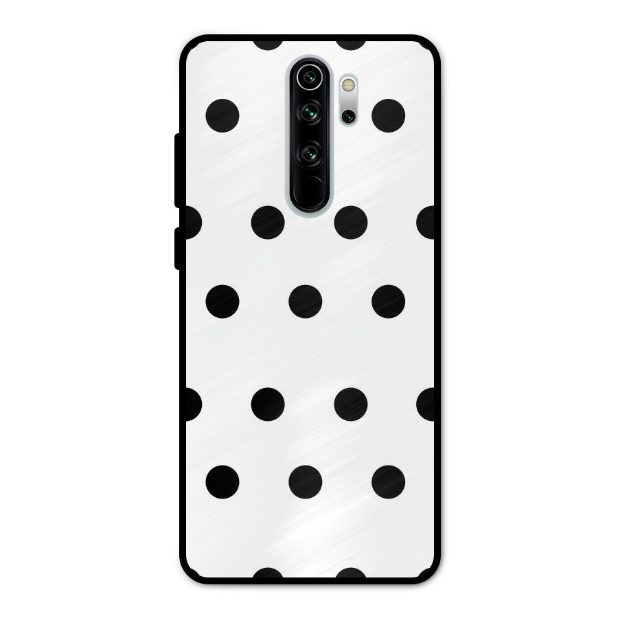 Royal Polka Dots Metal Back Case for Redmi Note 8 Pro