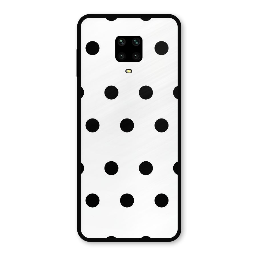 Royal Polka Dots Metal Back Case for Redmi Note 9 Pro