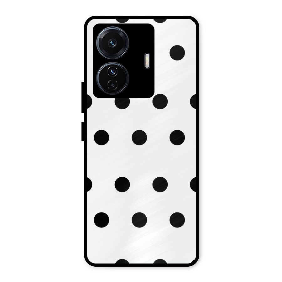 Royal Polka Dots Metal Back Case for Vivo T1 Pro