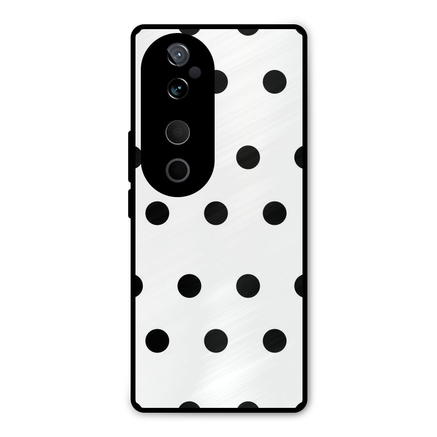 Royal Polka Dots Metal Back Case for Vivo T3 Ultra