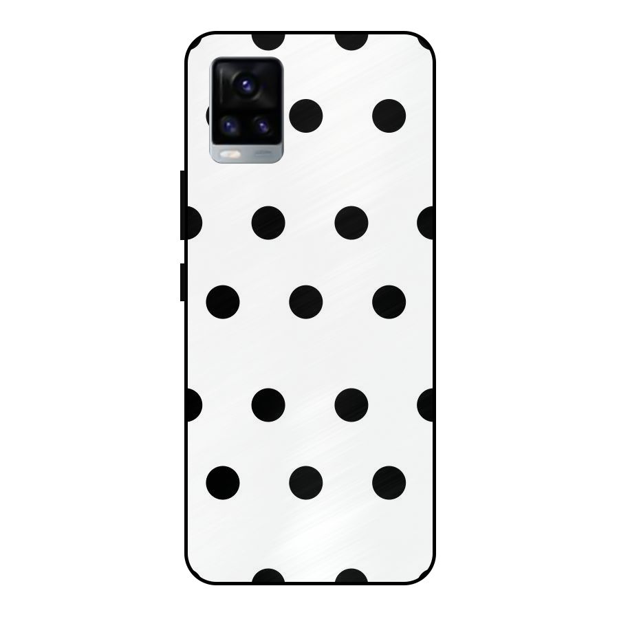 Royal Polka Dots Metal Back Case for Vivo V20 2021