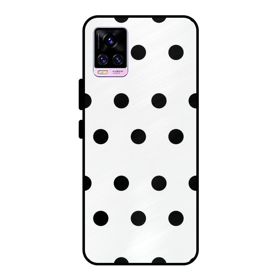 Royal Polka Dots Metal Back Case for Vivo V20 Pro
