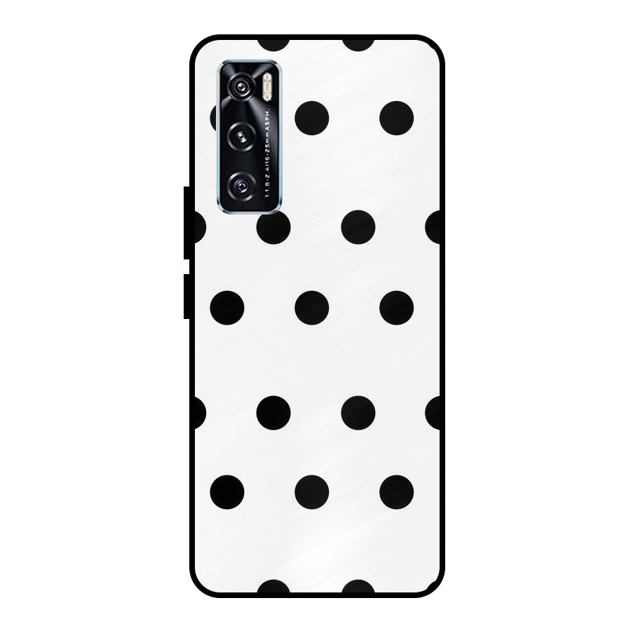 Royal Polka Dots Metal Back Case for Vivo V20 SE