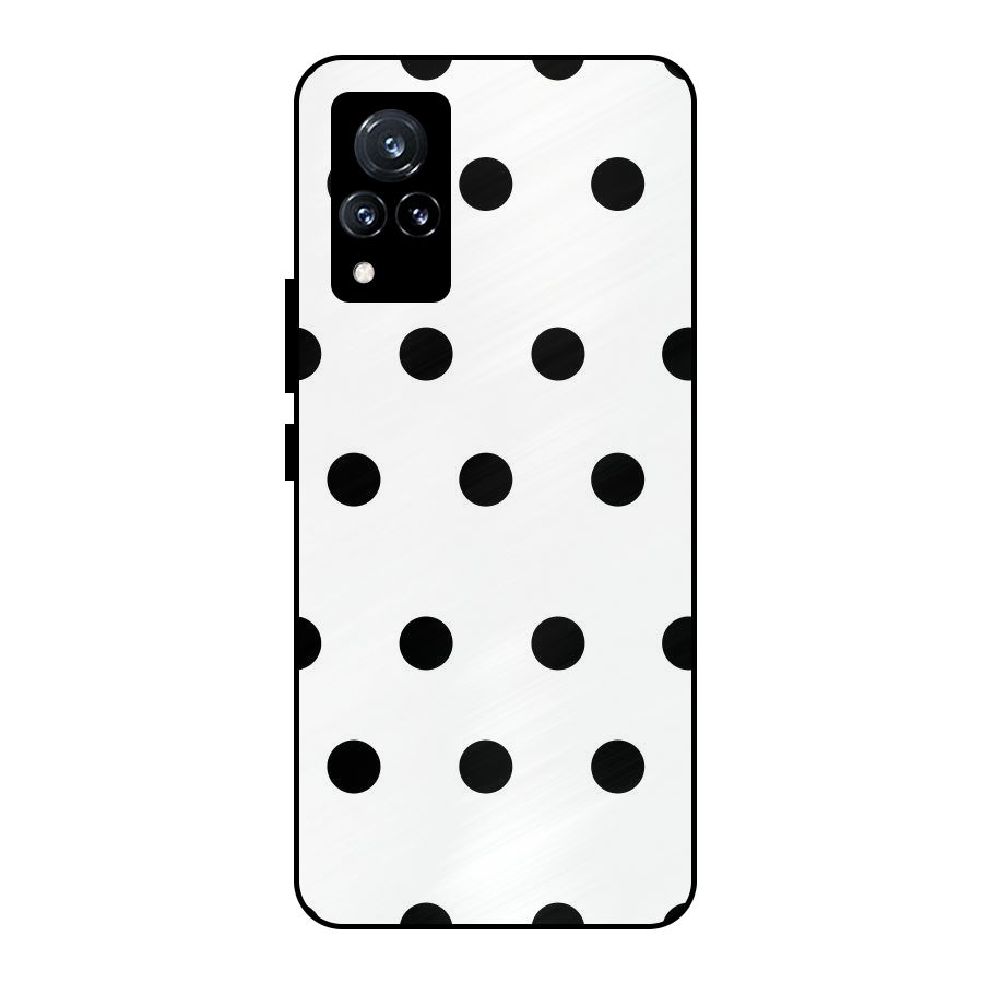Royal Polka Dots Metal Back Case for Vivo V21 5G