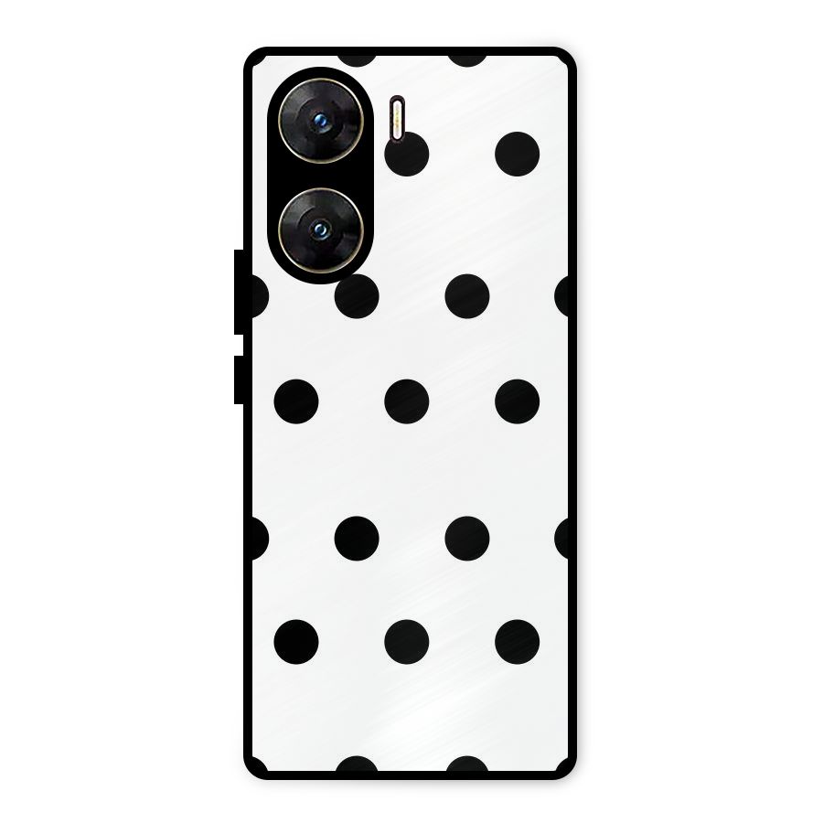 Royal Polka Dots Metal Back Case for Vivo V29e