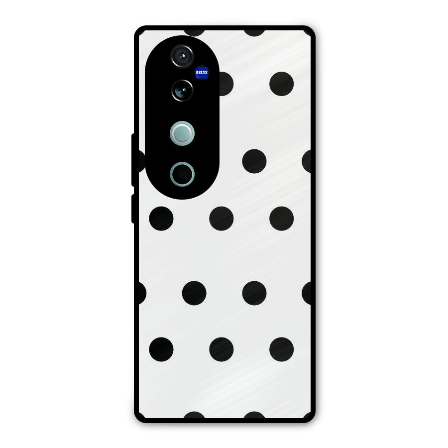Royal Polka Dots Metal Back Case for Vivo V40