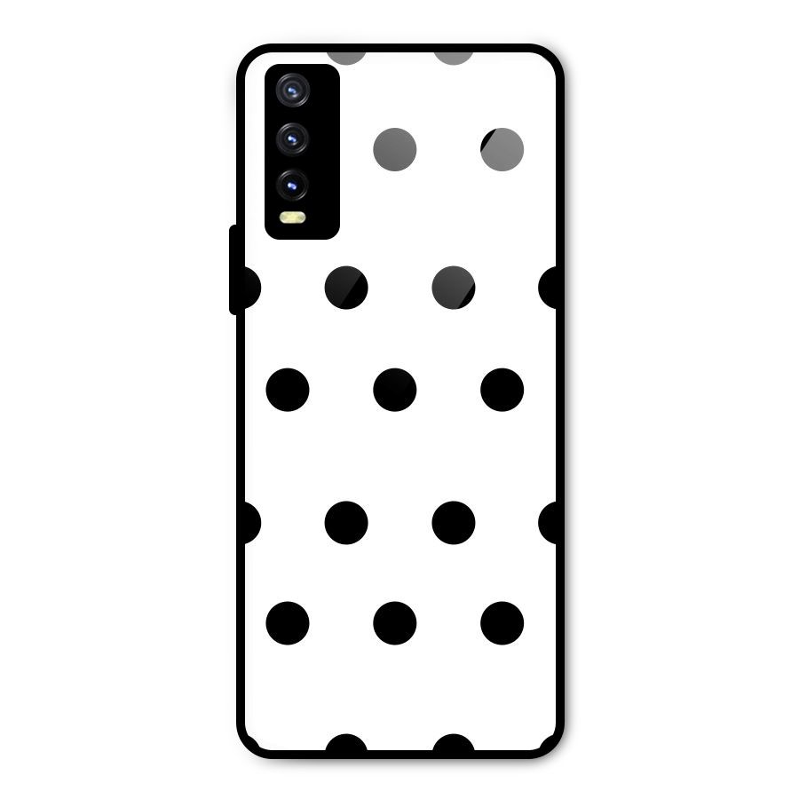 Royal Polka Dots Metal Back Case for Vivo Y20