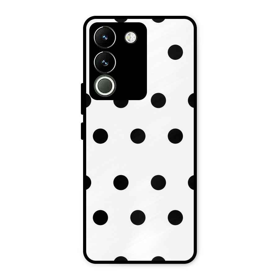 Royal Polka Dots Metal Back Case for Vivo Y200
