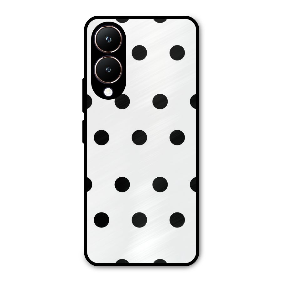 Royal Polka Dots Metal Back Case for Vivo Y28
