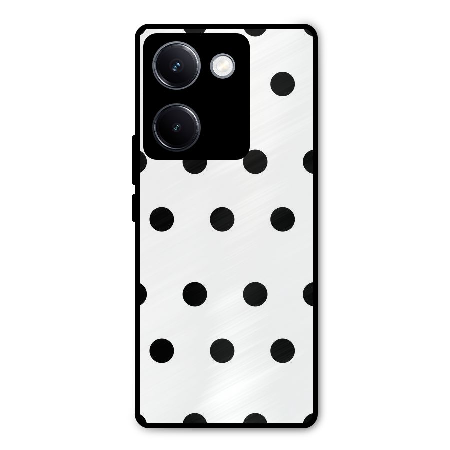 Royal Polka Dots Metal Back Case for Vivo Y300 Plus